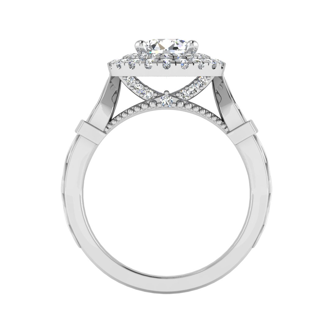 Evelynn Halo Engagement Ring